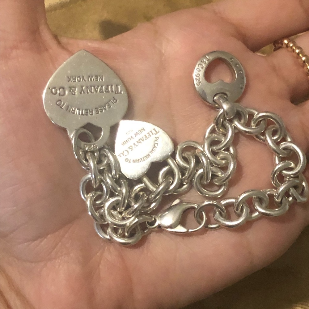 Tiffany and. CO charm bracelet with Tiffany charms